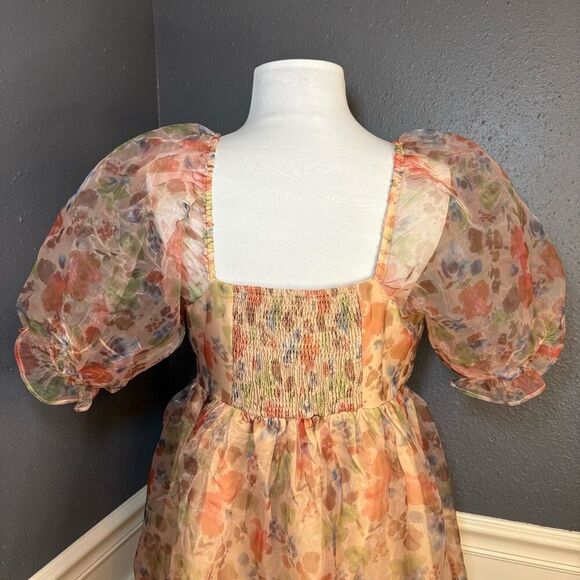 Endless Rose Puff Sleeve Mini Dress - Picture 10 of 12